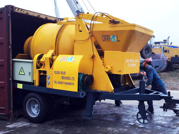 electric concrete mixer pump
