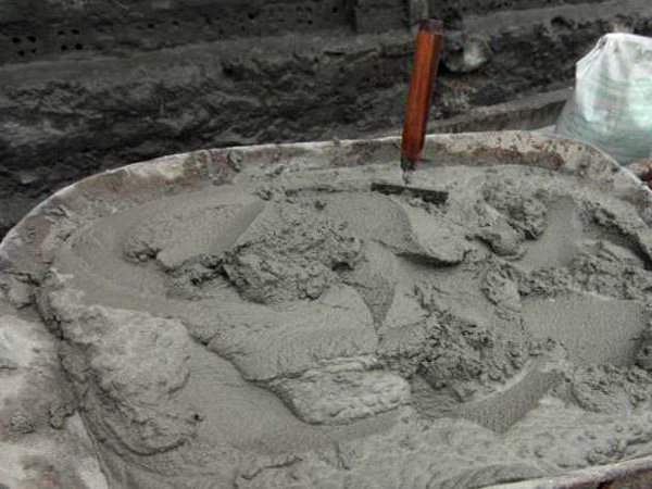 application of concrete mortar pump