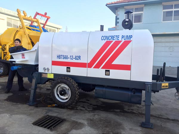 trailer concrete pump