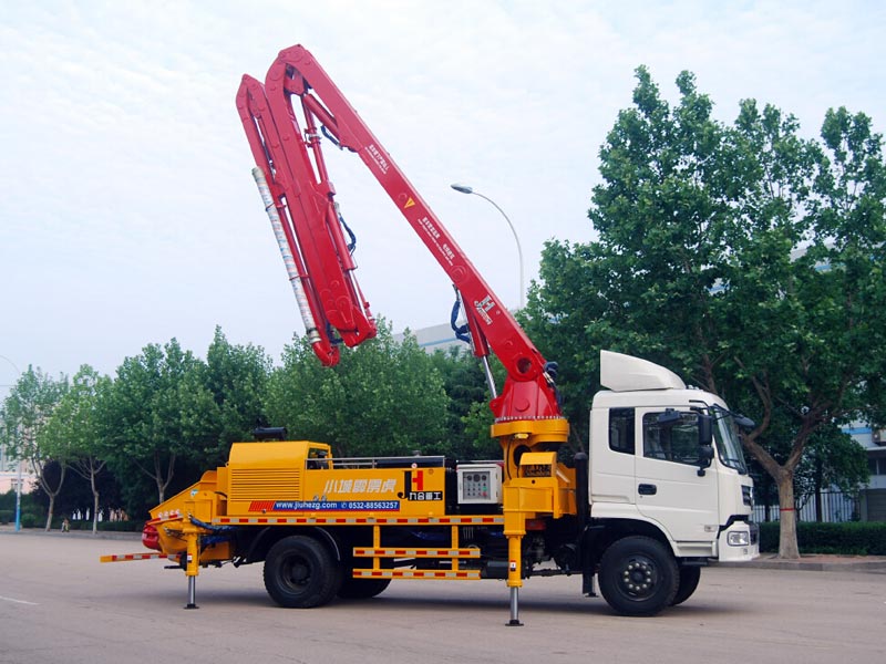 concrete pump machine truck