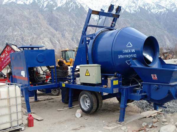 testing diesel concrete pump