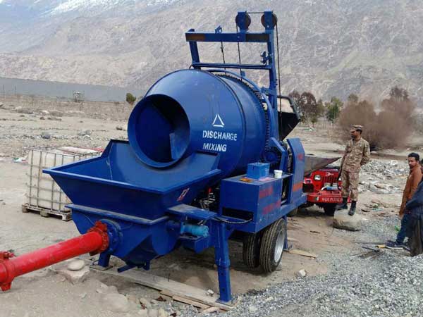 concrete mixer pump in Pakistan 