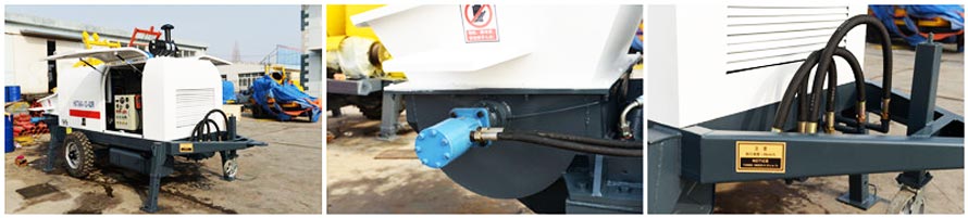 ABT40C Concrete Pump in factory before delivering