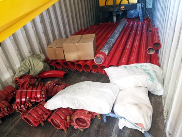 Loading Trailer Concrete Pump