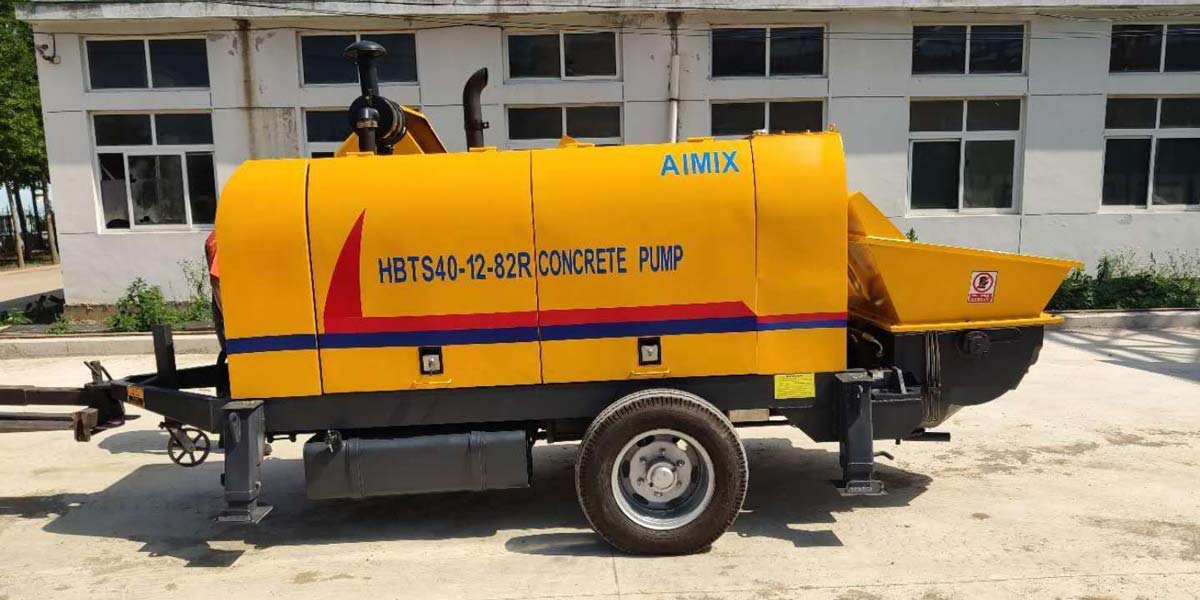 Transporting Trailer Concrete Pump to Malaysia