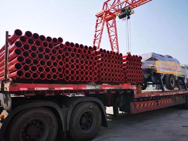 Loading Pumping Pipes
