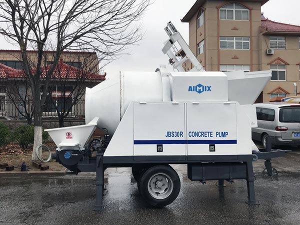 ABJZ30D Electric Concrete Pump Mixer in Guinea