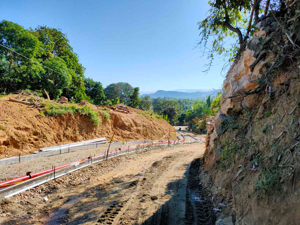 road construction site