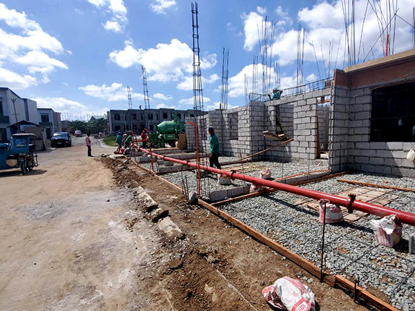 concrete mixer pump for house building