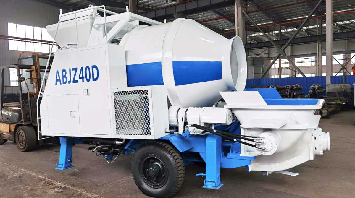 Delivering Aimix ABJZ40C Electric Concrete Mixer Pump to Salmahan, Uzbekistan