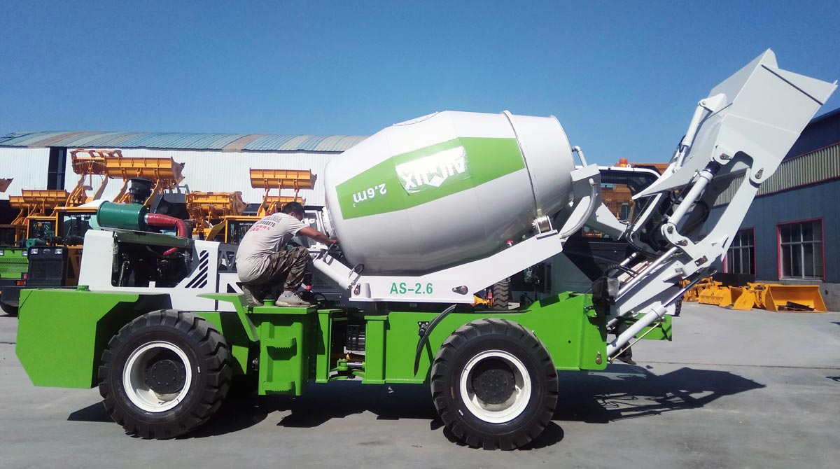 AS Series Self Loading Concrete Mixer