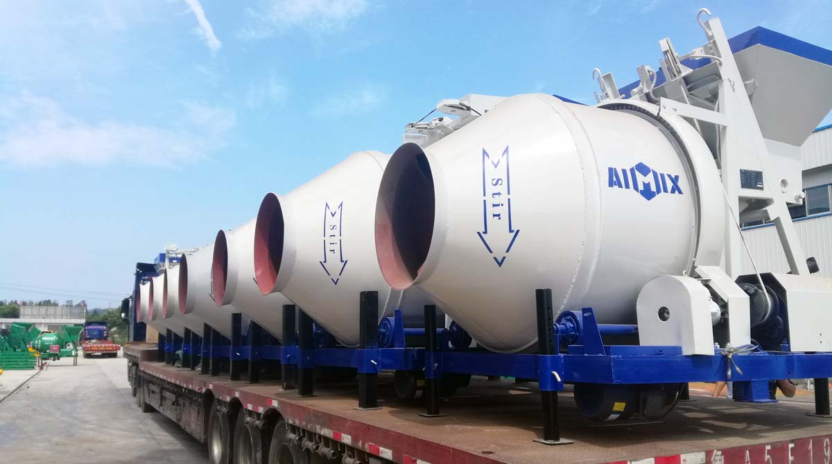 Delivering 17 Sets of Electric Concrete Mixers to Uzbekistan