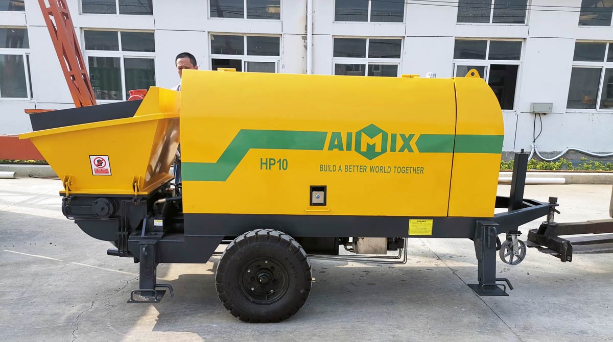 Exporting AIMIX Cement Mortar Pump to Malaysia