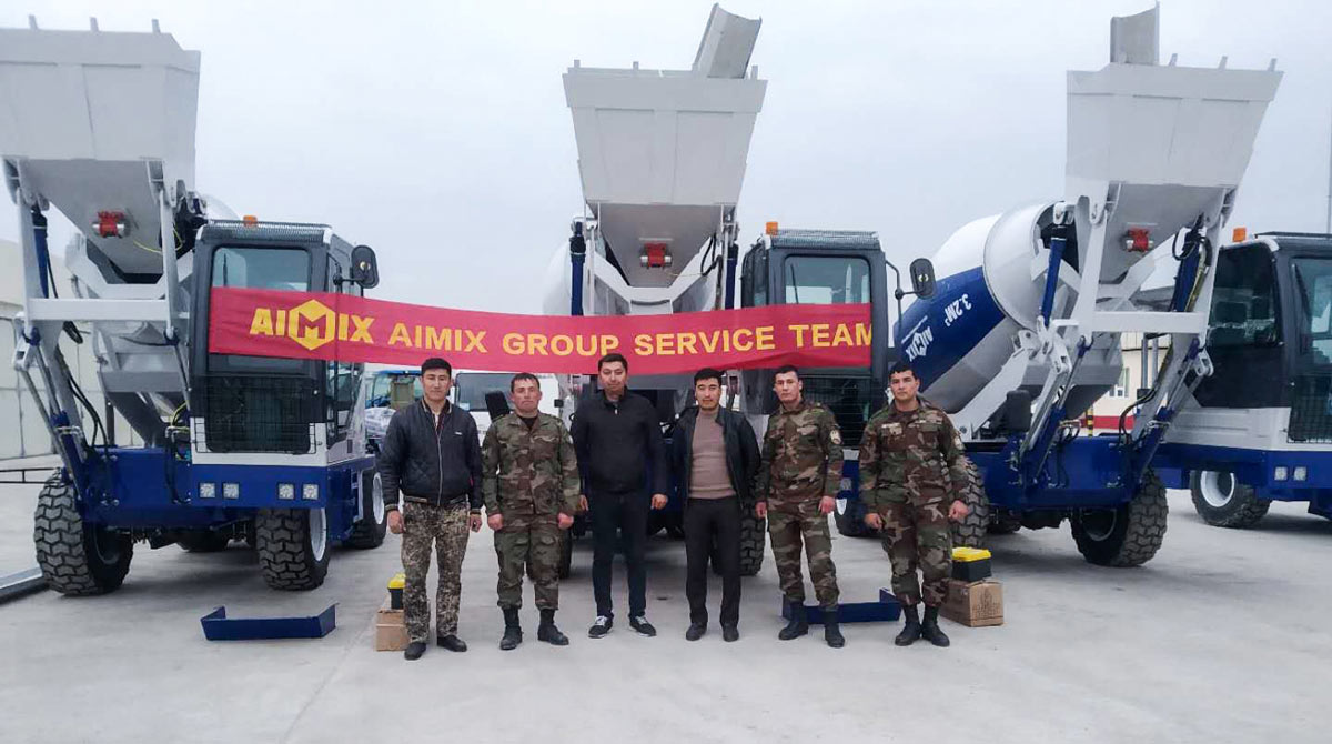 4 Units of Self Loading Mixer in Uzbekistan
