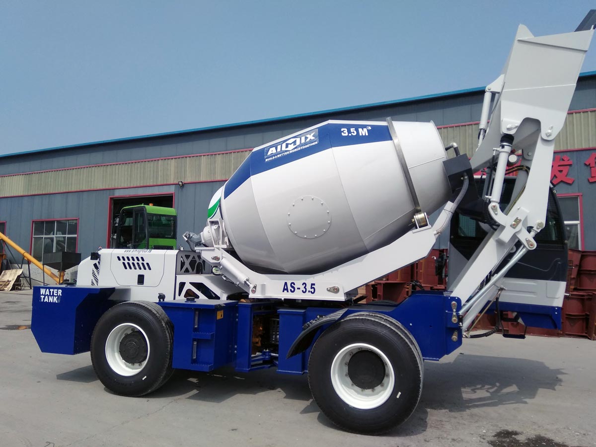 Exporting AIMIX AS-3.5 Self Loading Concrete Mixer to Kazakhstan