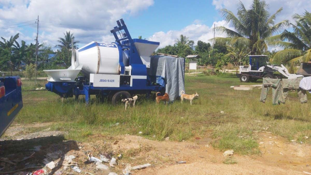 ABJZ40C Diesel Concrete Mixer in Indoneisa