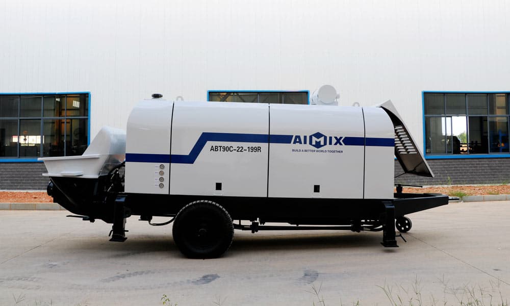 ABT90C Diesel Concrete Pump Was Transported to Uzbekistan