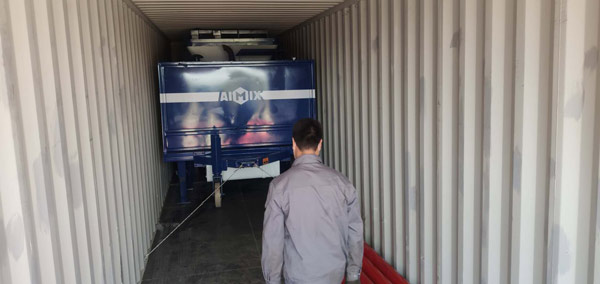 Loading Concrete Mixer Pump