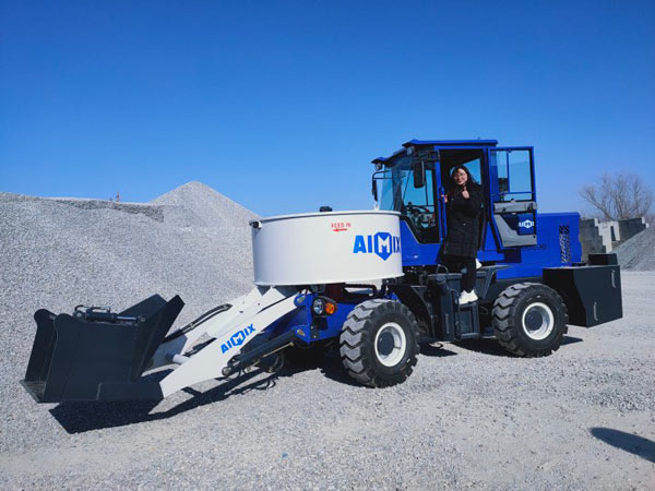 AS-1.6 Self Loading Pan Mixer