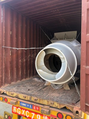 Concrete Mixer Drum Loading
