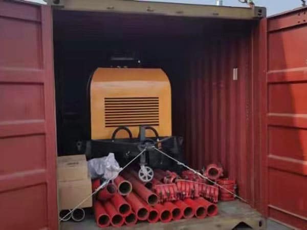 ABT40C Diesel Concrete Pump Delivery