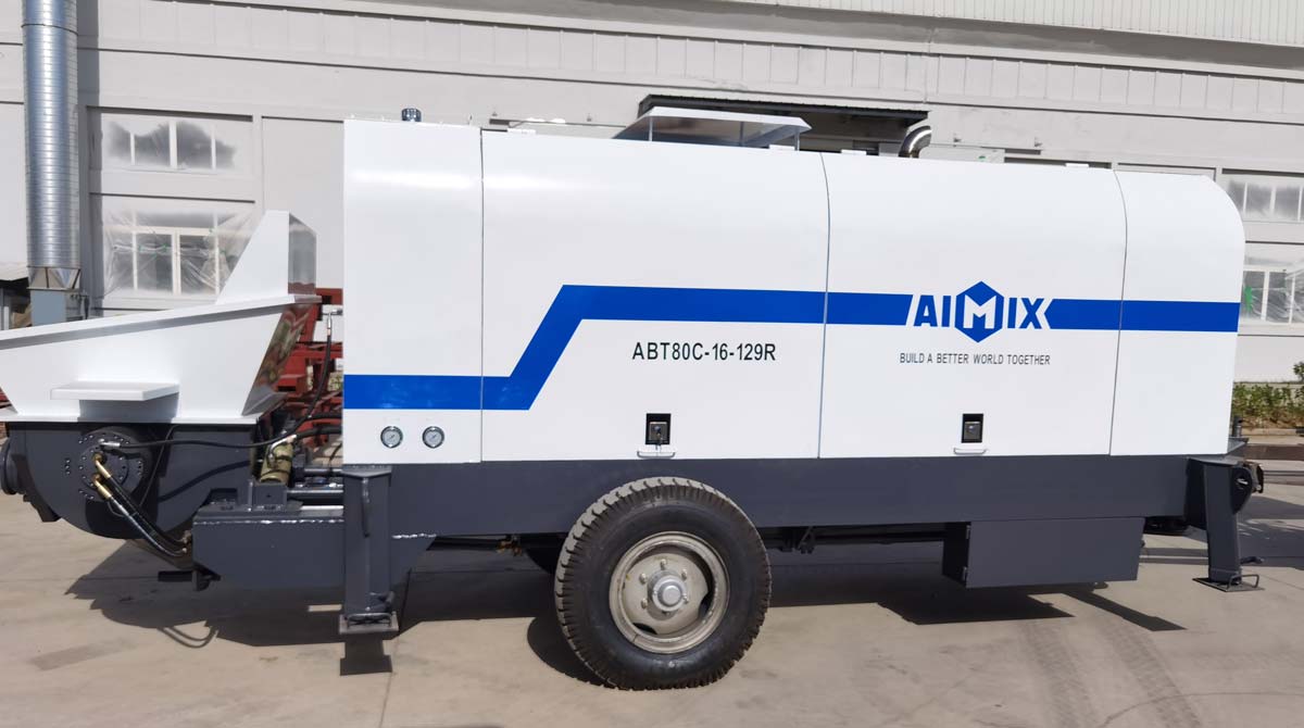 ABT80C Diesel Concrete Pump Has Been Transported to Russia