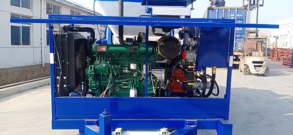 Inner of Diesel Concrete Pump Mixer