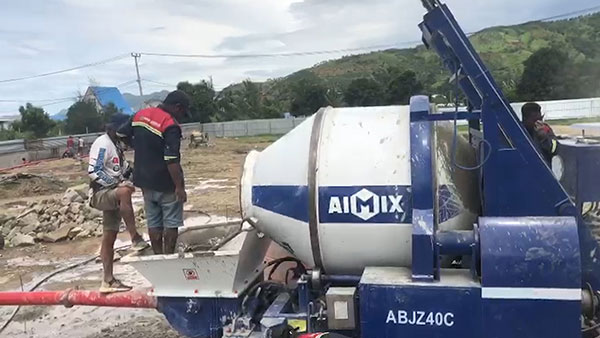 Concrete Mixer Pump in East Timor