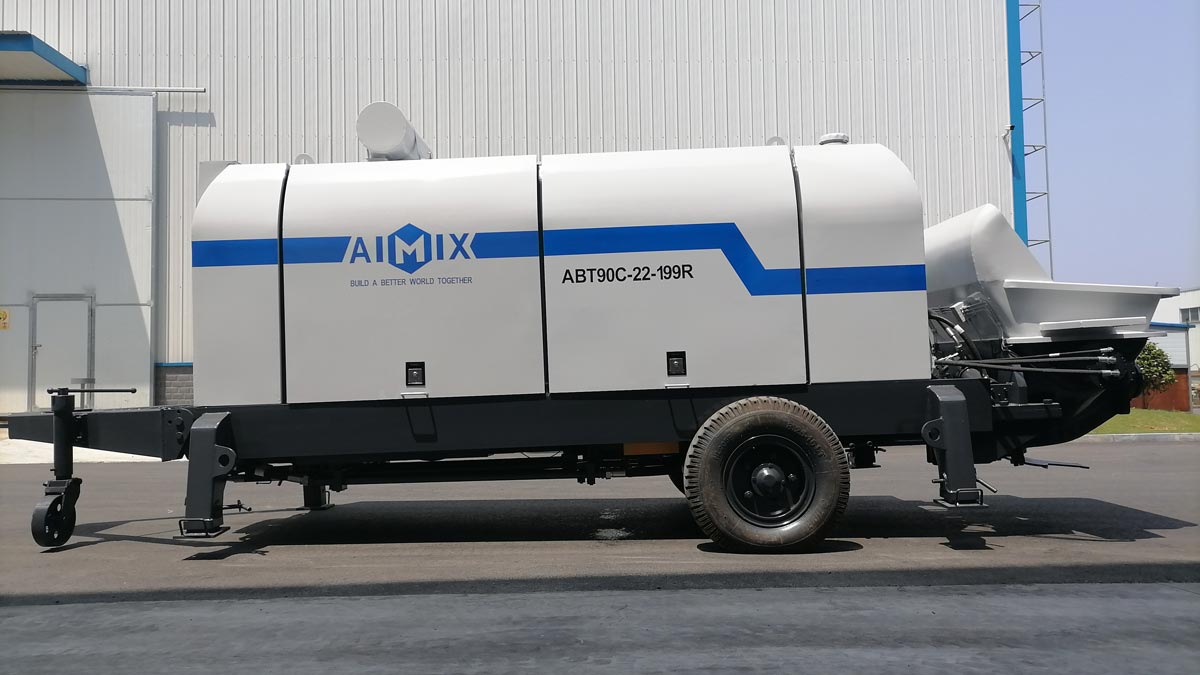 ABT90C Diesel Engine Concrete Pump