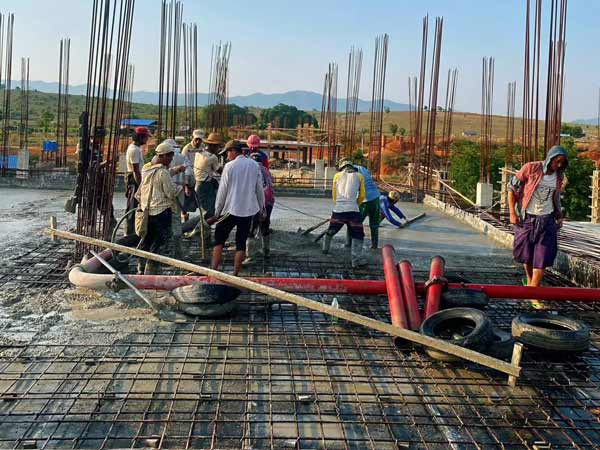 Concrete Pumping in Myanmar
