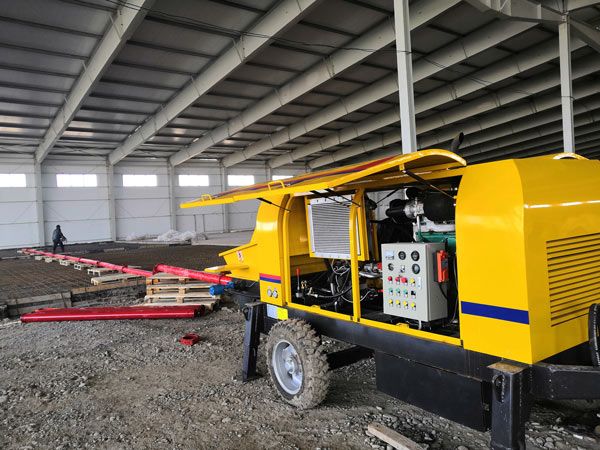 Concrete pumping