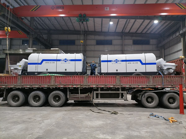 Two Sets of ABT80C Concrete Pumps Delivering to Sri Lanka