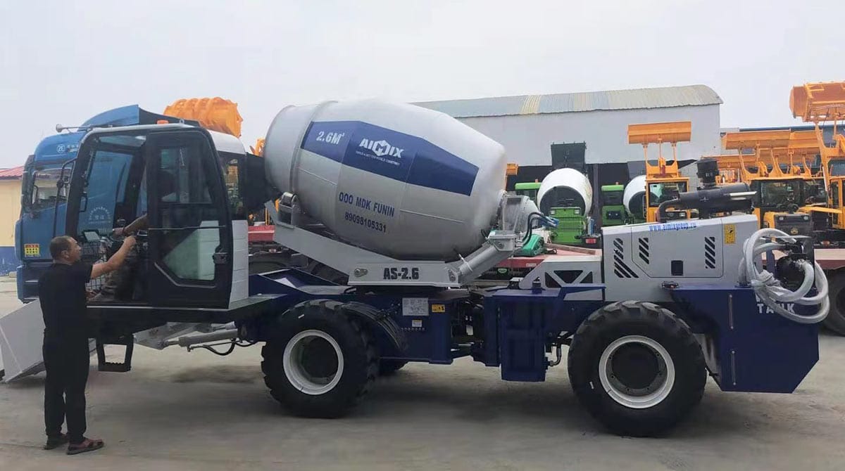 Delivering AIMIX AS2.6 Self Loader Mixer to Russia