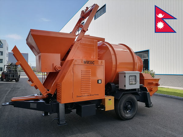 Exporting ABJZ30C Diesel Mixer Pump to Nepal