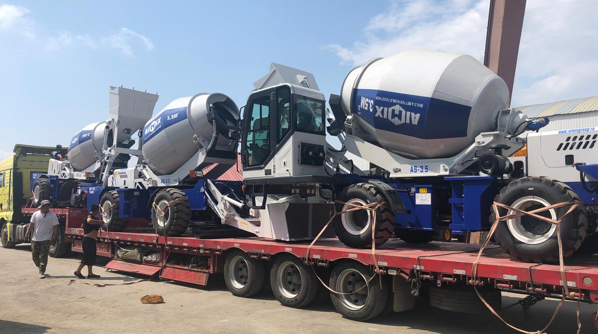 Exporting Self Loading Mixers to Alatum, Kazakhstan