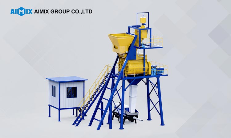 Trailer Pump + Concrete Plant