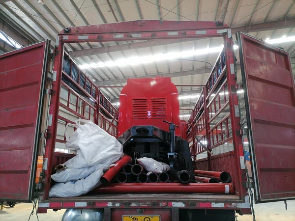 Exporting ABT60C Diesel Concrete Pump to Uganda