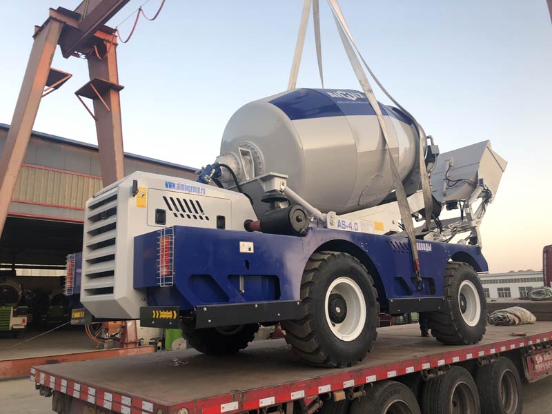 Delivering AS-4.0 Self Loading Mixer to Russia