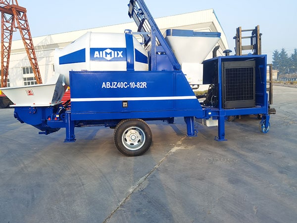 ABJZ40C Diesel Concrete Mixer Pump in Malaysia
