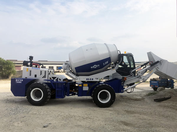 AS-2.6 Self Loadiing Concrete Mixer in Tanzania