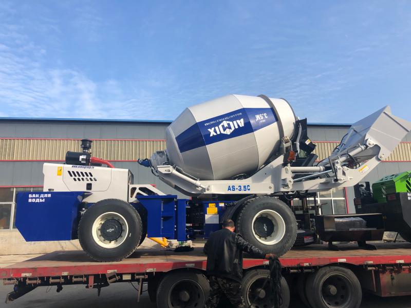 AS-3.5 Self Loading Concrete Mixer Truck to Kazakhstan