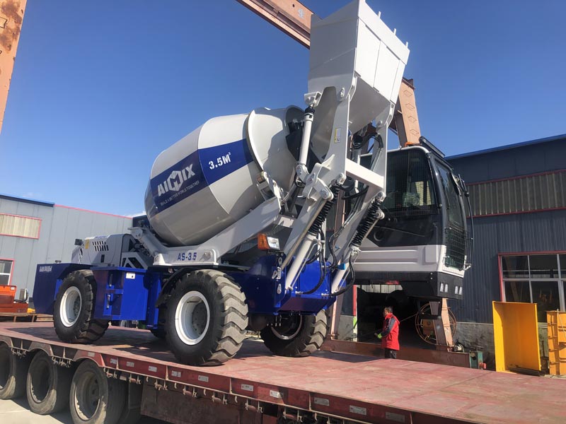 AS-3.5 Self Loading Concrete Mixer to Tajikistan