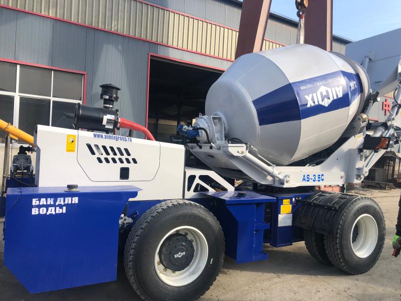 Aimix AS-3.5 Self Loading Mixer Truck to Kazakhstan