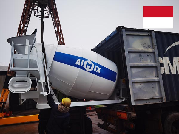 Delivering 3 m3 Concrete Mixer Drum to Indonesia