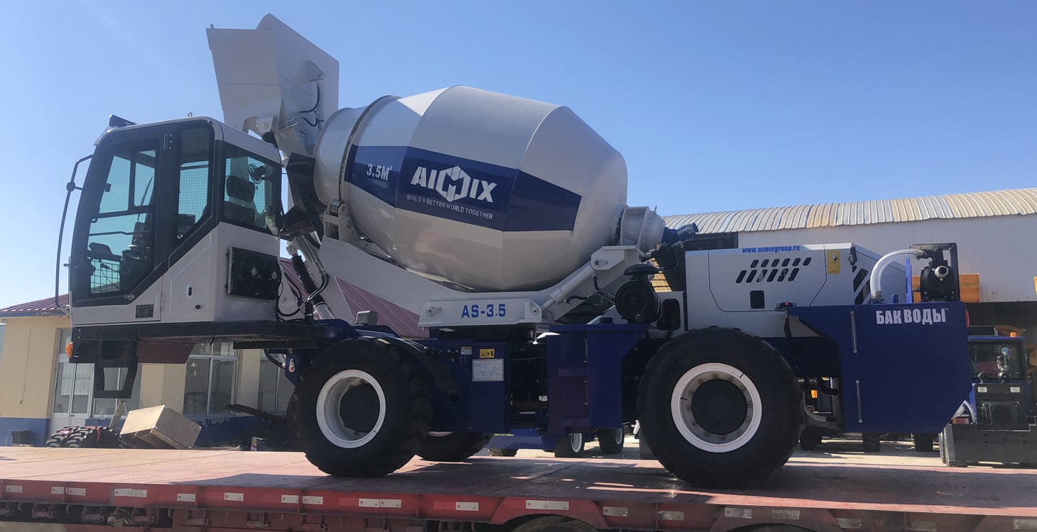 Shipment of AS-3.5 Self Loading Concrete Mixer to Tajikistan