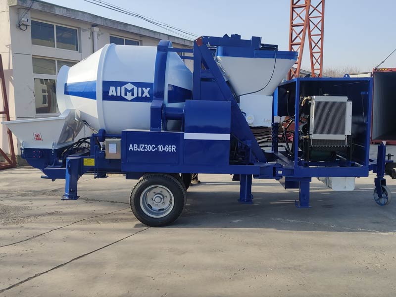 ABJZ30C Diesel Concrete Mix Pump for Sale in Haiti