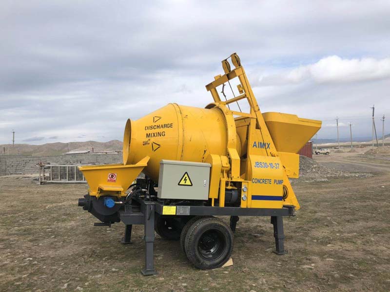 ABJZ30D Electric Concrete Mixing Pump for Sale in Morocco