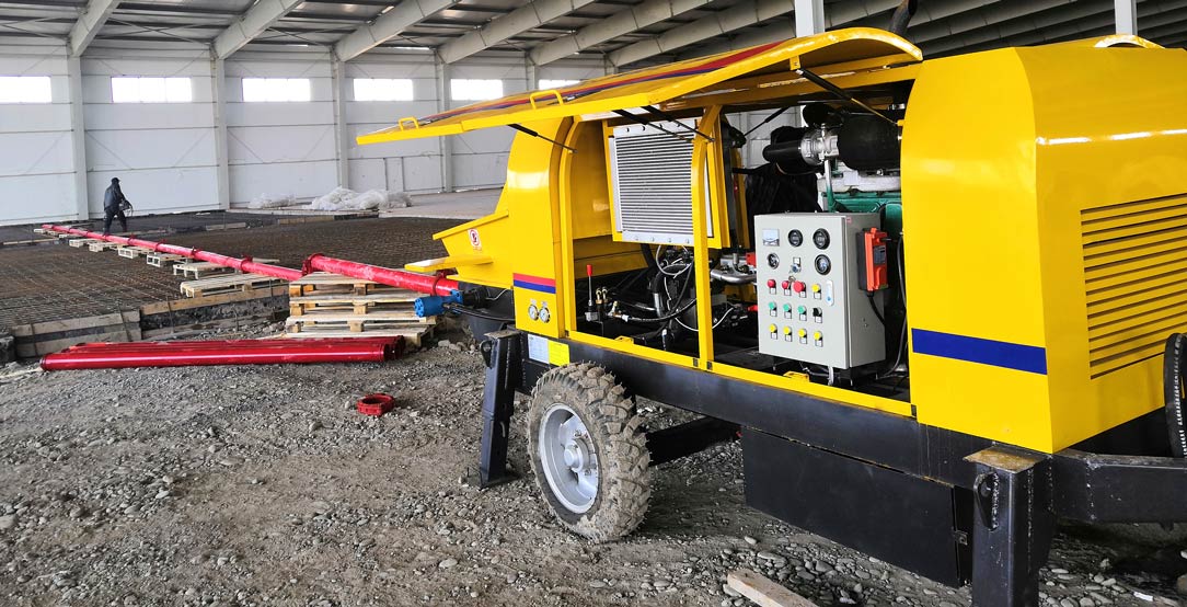 Concrete Pumping On-site