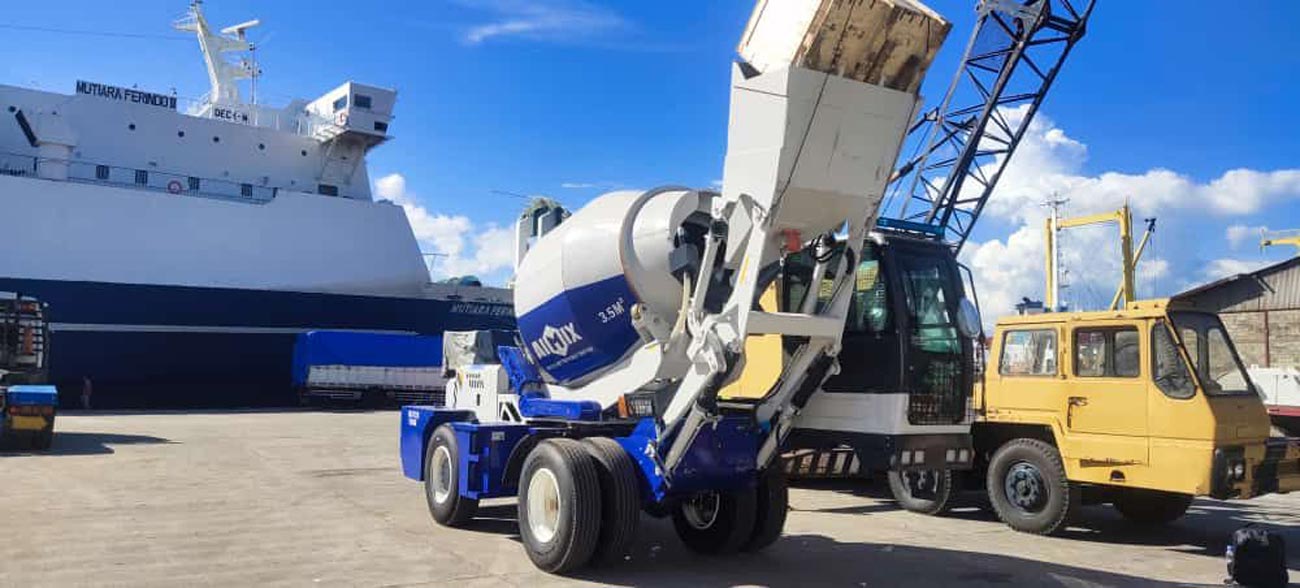 AS-3.5 Self Loading Mixer Has Arrived in Indonesia