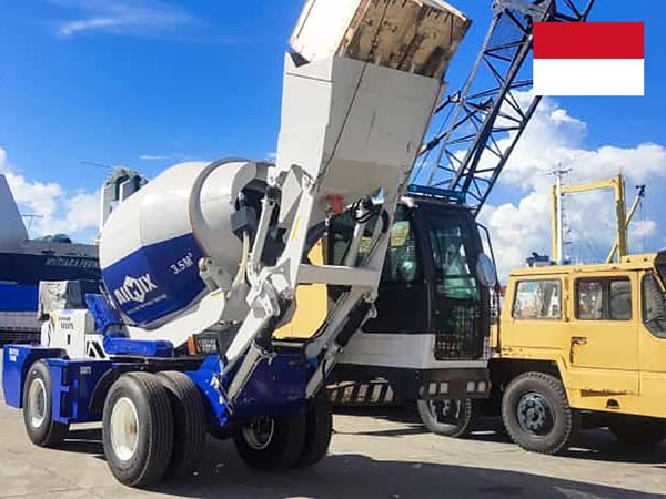 AS-3.5 Self Loading Mixer Truck Arriving in Indonesia